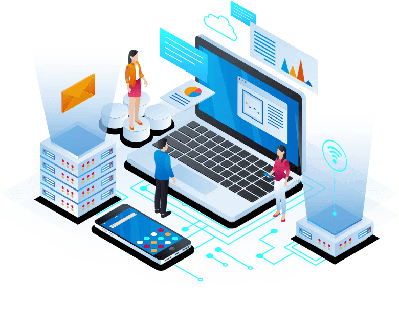 Web developer portfolio hero image