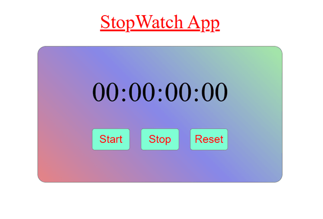 stopwatch app